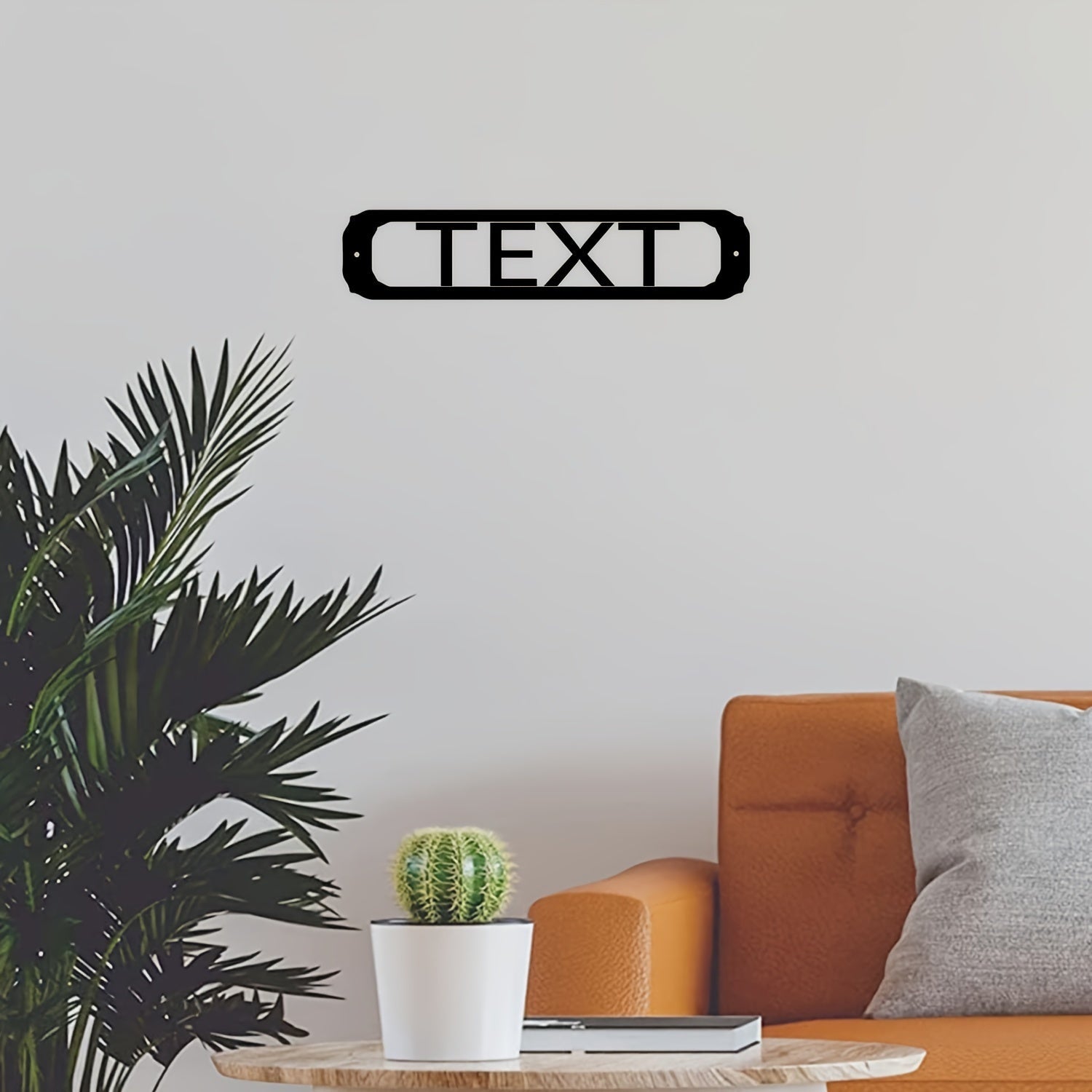 Personalized Metal Wall Art Sign with Family Name Plaque for Home Decor