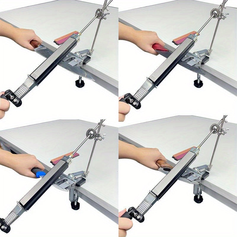 2023 Алмазный точильный камень-точилка для ножей с регулируемым углом, инструмент из алюминиевого сплава