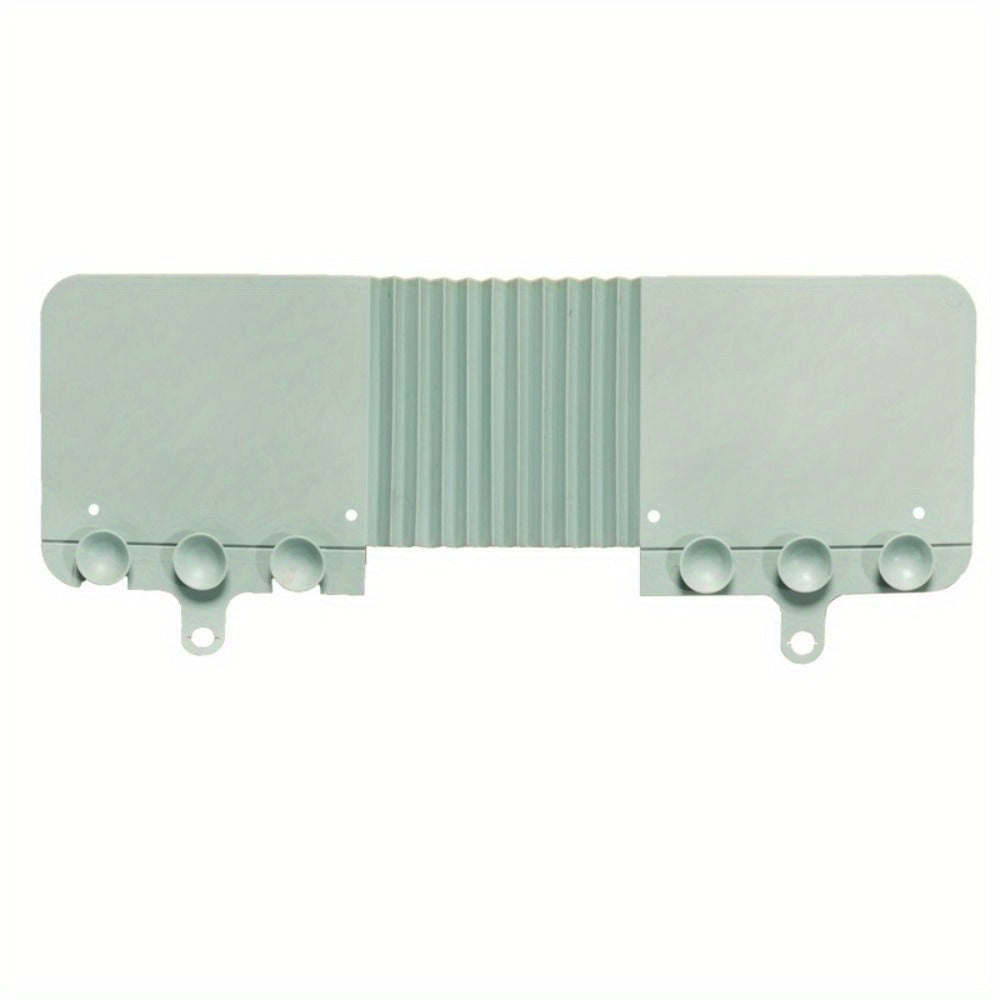 Foldable TPR Splash Guard with Suction Cup, Kitchen Sink Water Barrier, Pastel Colors