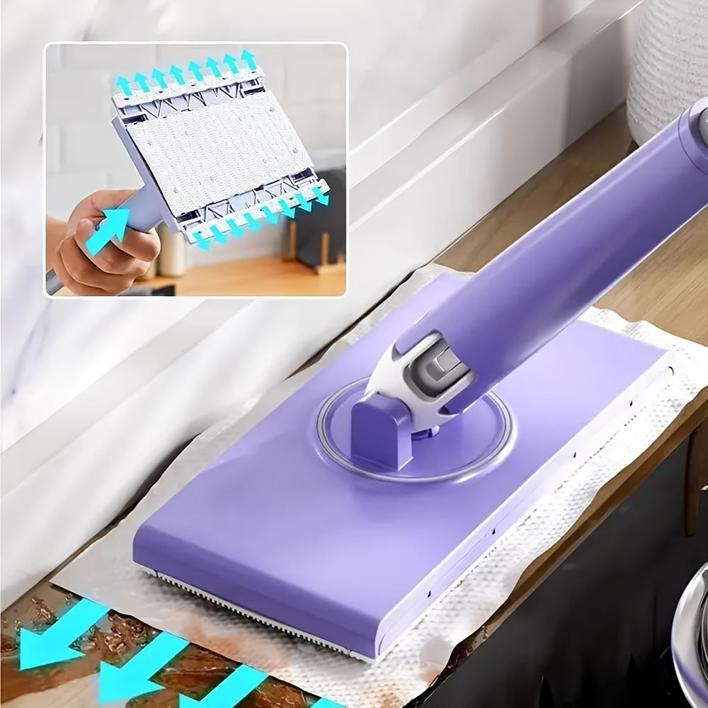 Adjustable Handle Mini Mop for Kitchen Bathroom Glass Surfaces Wet Dry with Accessory Kit