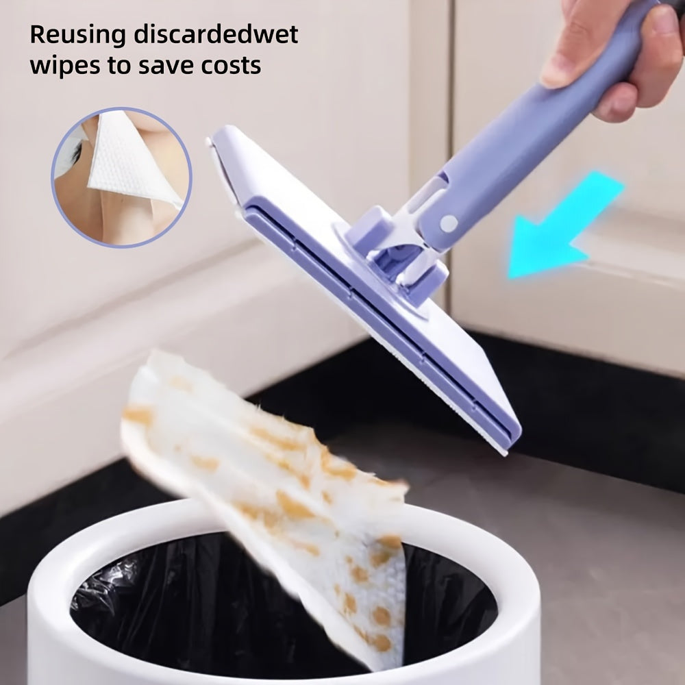 Adjustable Handle Mini Mop for Kitchen Bathroom Glass Surfaces Wet Dry with Accessory Kit