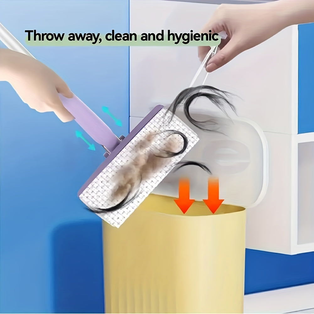 Adjustable Handle Mini Mop for Kitchen Bathroom Glass Surfaces Wet Dry with Accessory Kit