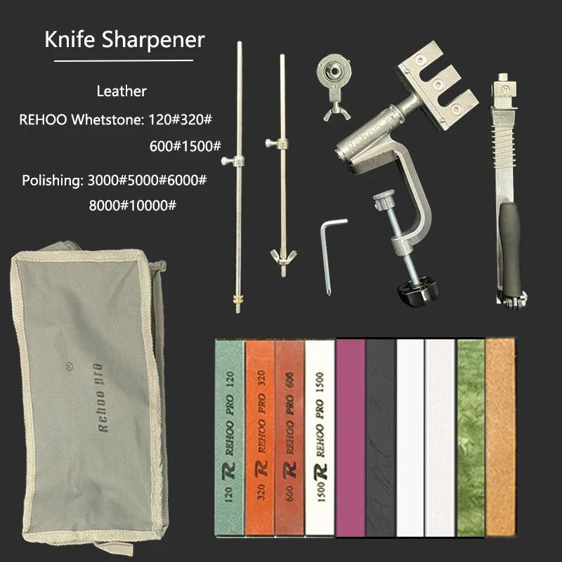 2023 Алмазный точильный камень-точилка для ножей с регулируемым углом, инструмент из алюминиевого сплава