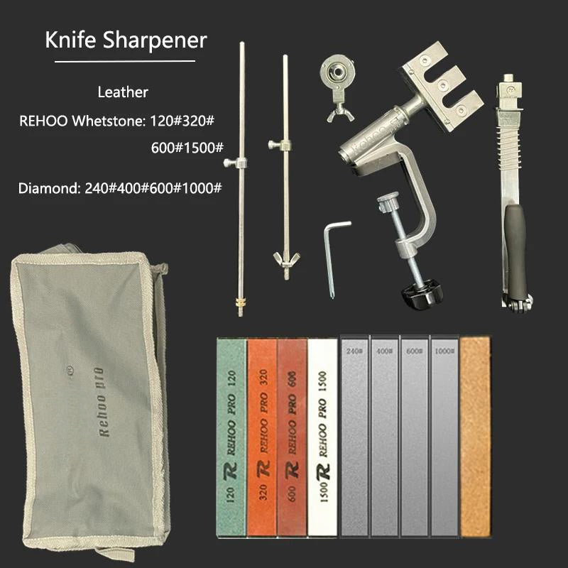 2023 Алмазный точильный камень-точилка для ножей с регулируемым углом, инструмент из алюминиевого сплава