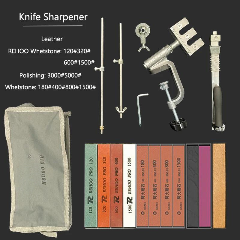 2023 Алмазный точильный камень-точилка для ножей с регулируемым углом, инструмент из алюминиевого сплава