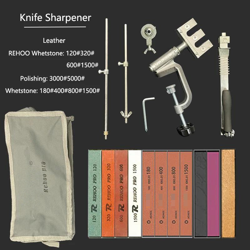 2023 Алмазный точильный камень-точилка для ножей с регулируемым углом, инструмент из алюминиевого сплава