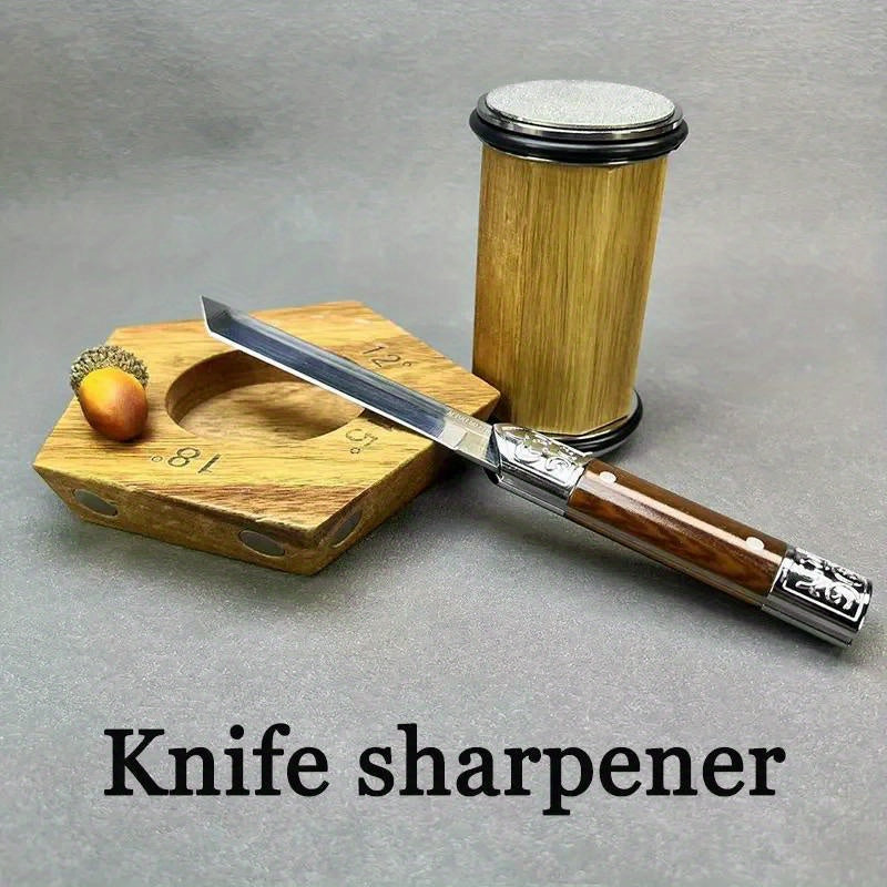 Professional foydalanish uchun Whetstone va olmos bilan oshxona pichog'i silliqlash to'plami