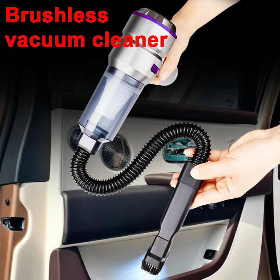 Aspiradora de mano húmeda y seca para coche, soplador de polvo de alta potencia con accesorios