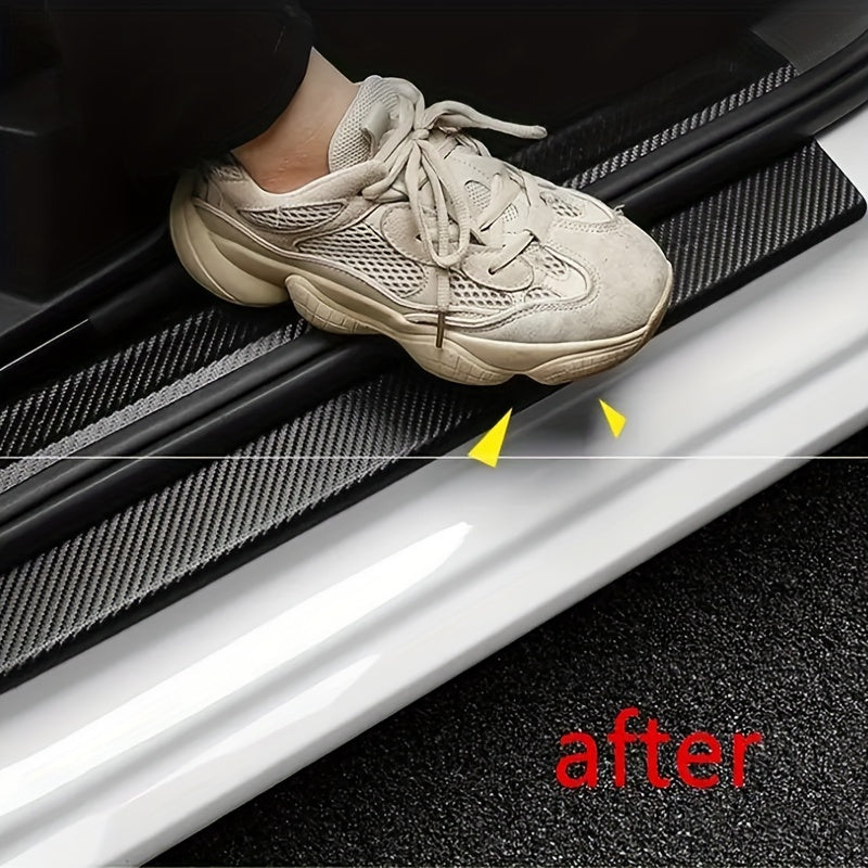 Avtomobil karbon tolasi PVC ob-havo qoplamasi lenta 10cm x 3m suv o'tkazmaydigan, chizishga qarshi