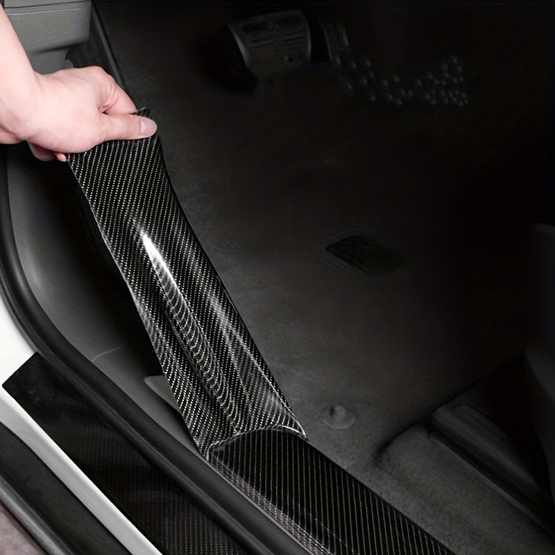 Avtomobil karbon tolasi PVC ob-havo qoplamasi lenta 10cm x 3m suv o'tkazmaydigan, chizishga qarshi