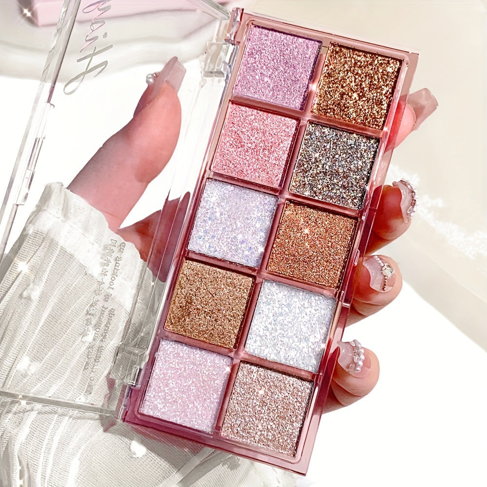 Women's Eyeshadow Palette 9-18 Colors Matte and Shimmer Nude Brown Purple