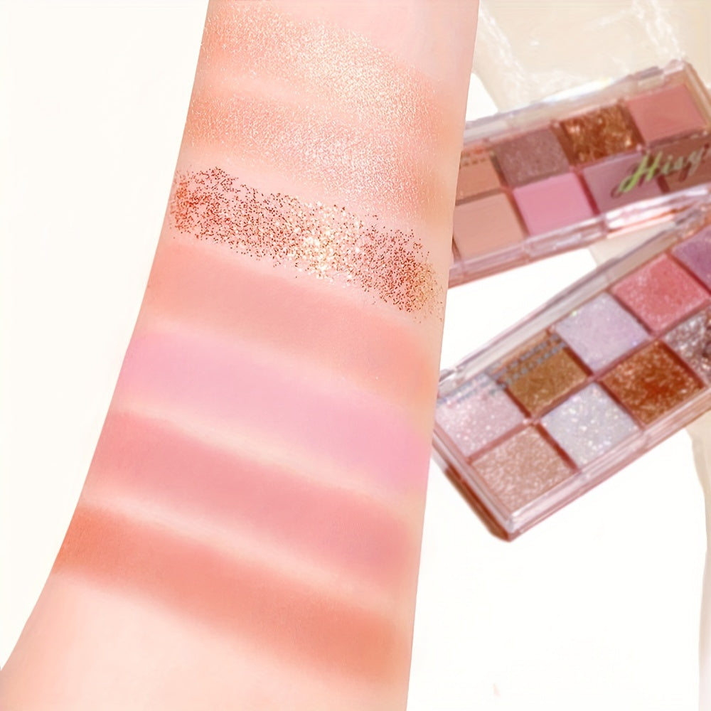 Women's Eyeshadow Palette 9-18 Colors Matte and Shimmer Nude Brown Purple