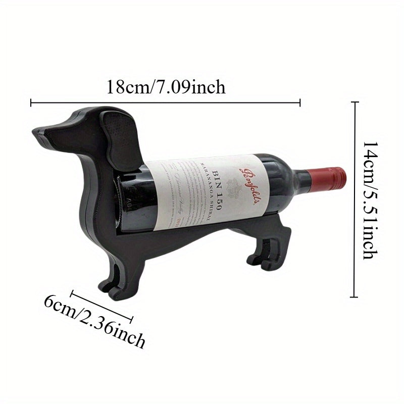 Adorable Dachshund Wine Bottle Holder Fits Bottles Up to 5cm