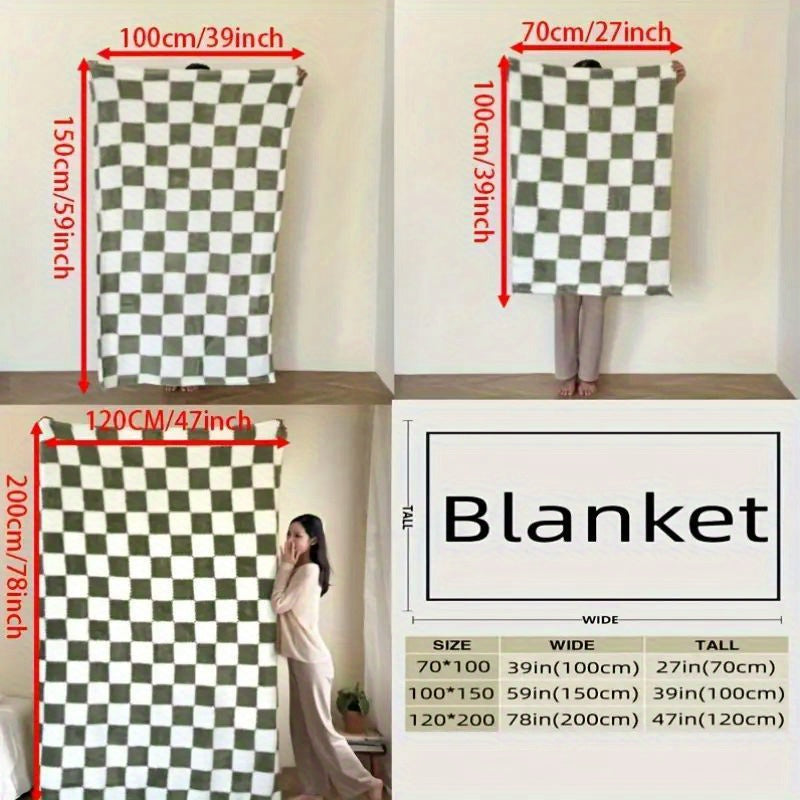 Soft Warm Panda Velvet Throw Blanket for Sofa Travel Office Naps