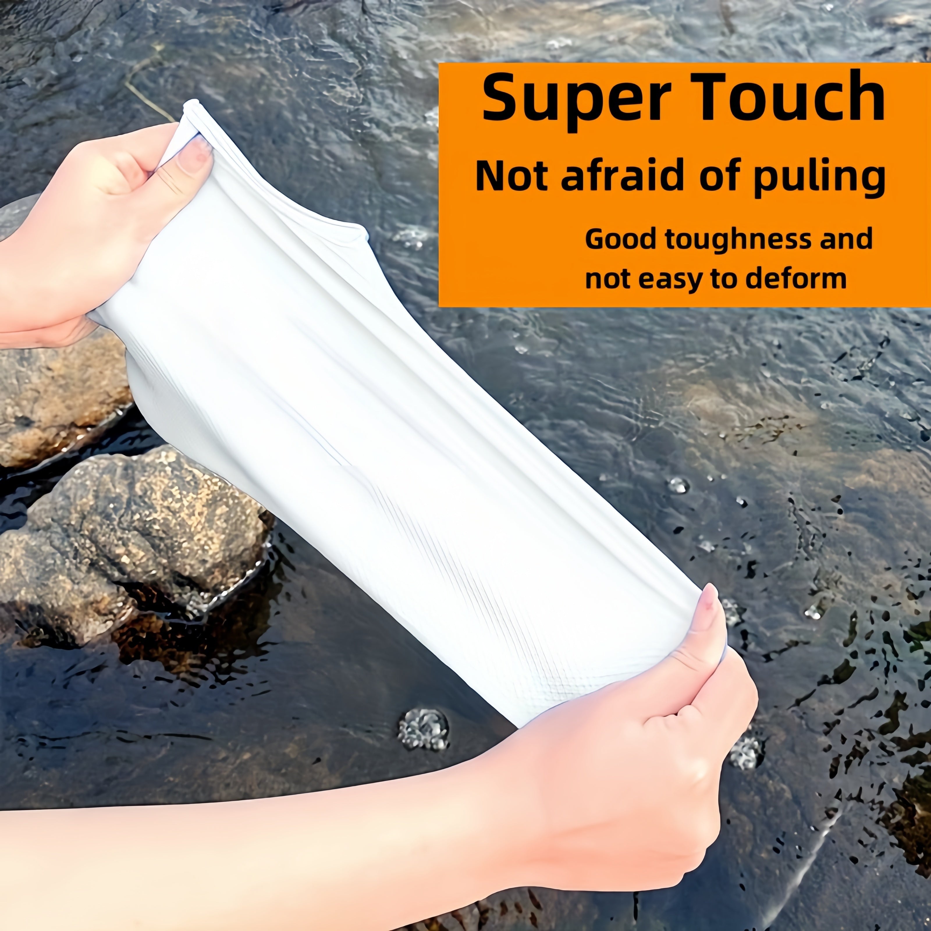 Unisex Latex Waterproof Shoe Covers Outdoor Reusable Rain Boots