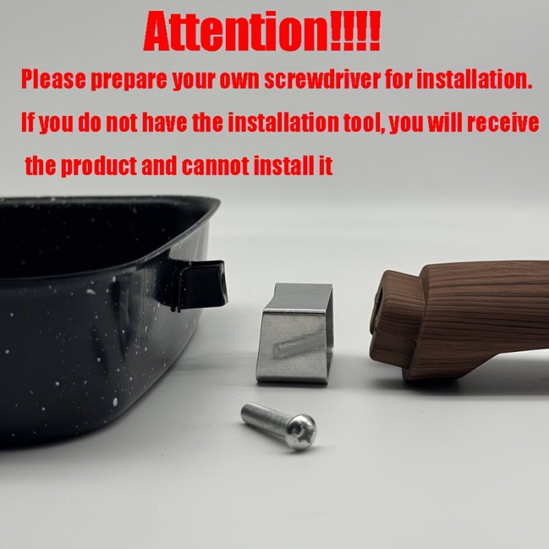 Non-Stick Aluminum Square Skillet with Wood Handle for Tamagoyaki Japanese Omelet