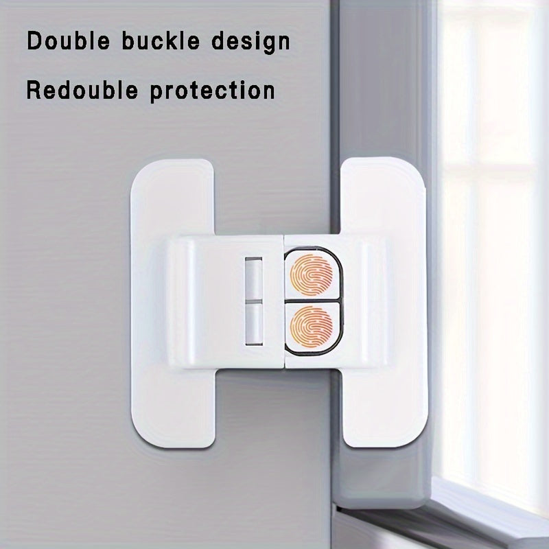 4-Pack Refrigerator Door Locks for Safety Secure Water Dispensers and Drawers