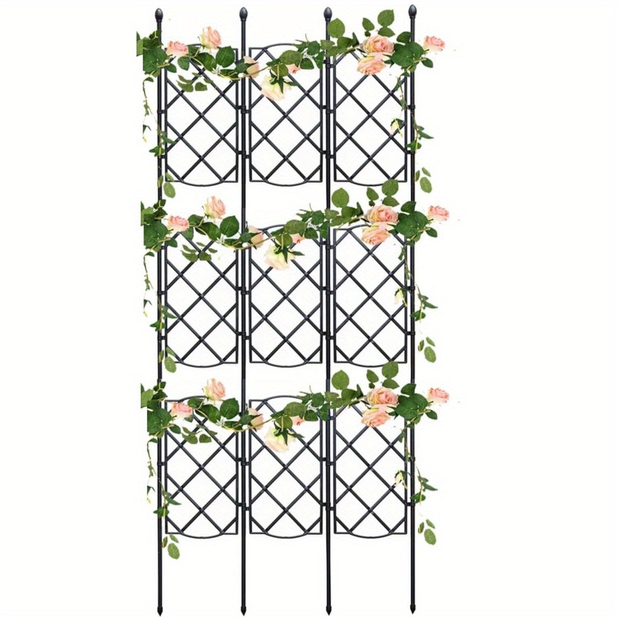 Outdoor Plastic Garden Trellis for Climbing Plants Vines Flowers Vegetables Indoor Potted