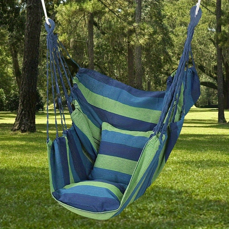 Portable Outdoor Camping Hammock and Swing Chair Durable Comfortable for Indoor and Outdoor Use