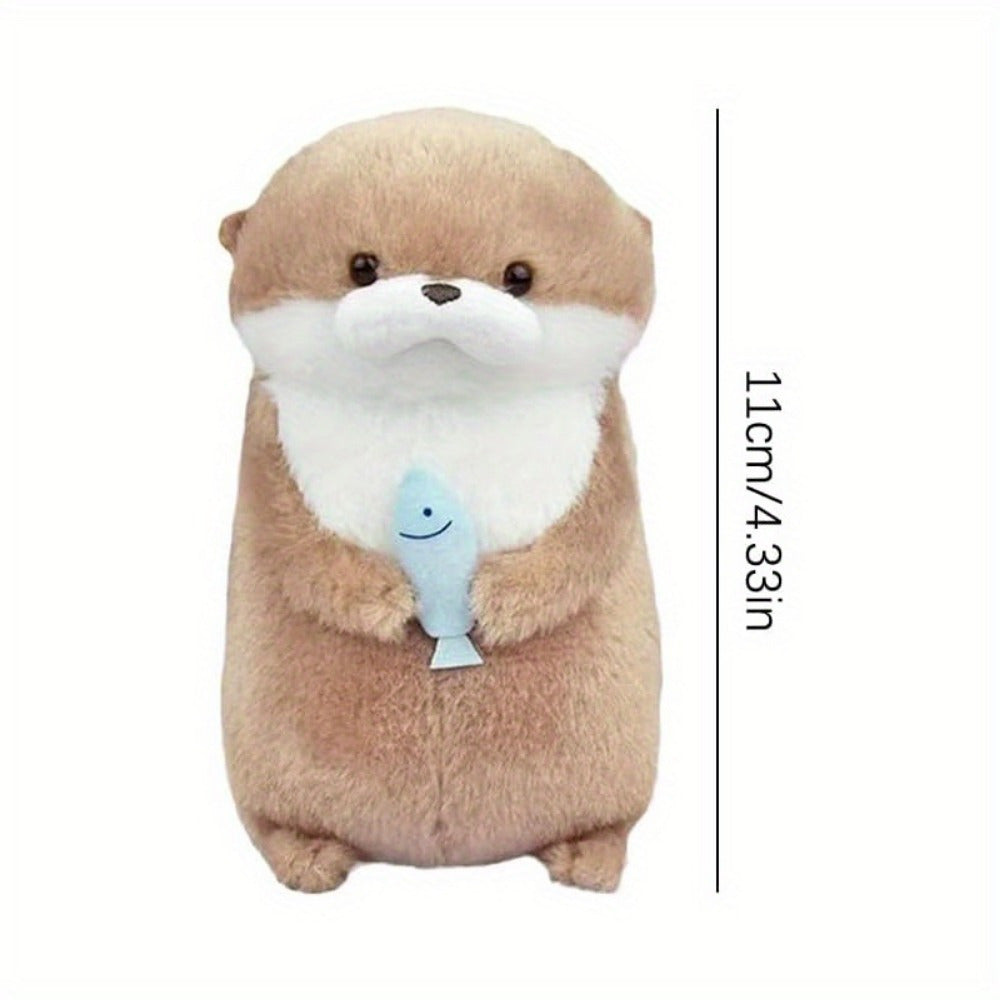 Hugging Otter Plush Toy for Kids Soft Cuddly Animal Gift