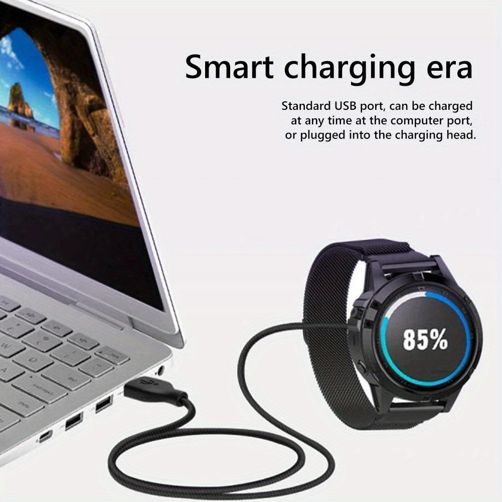 USB Charging Cable for Fenix and Vivoactive Smart Watches Overcharge and Short Circuit Protection