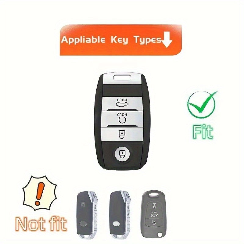 Car Key Fob Cover TPU Durable Shell for Kia Models