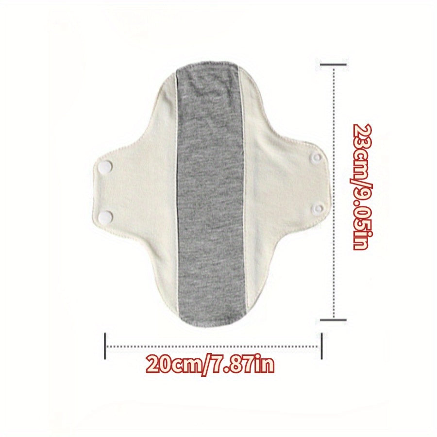 3-Pack Cotton Waterproof Bra Inserts Leak-Proof Comfortable Fit Washable Elderly Underwear Pads