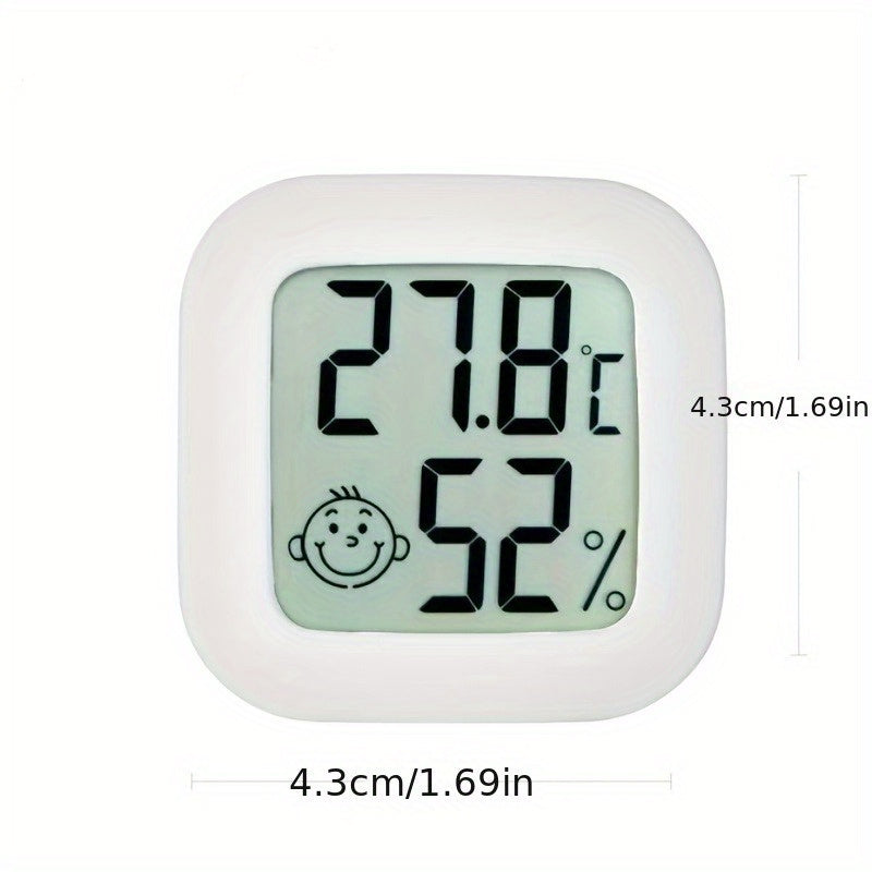 Mini Digital Thermometer with LCD Display for Room Temperature and Humidity Monitoring