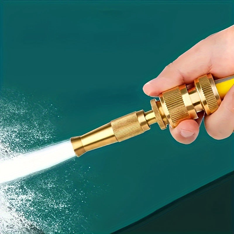 Avtomobil yuvish, bog'dorchilik uchun purkash quroli tishli tutqichli ulanish, sozlanadigan valf