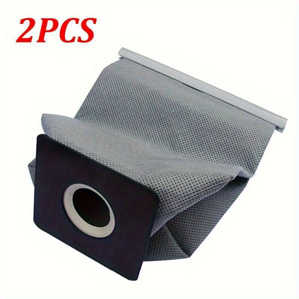 High-Efficiency Washable Non-Woven Dust Bag for Vacuum Cleaners Gray 10x11cm