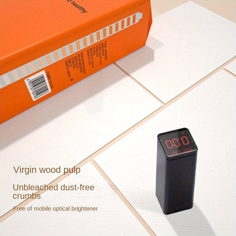 Thick Soft Toilet Paper Made from Plant-Based Wood Pulp Coreless Dye-Free for Home Use