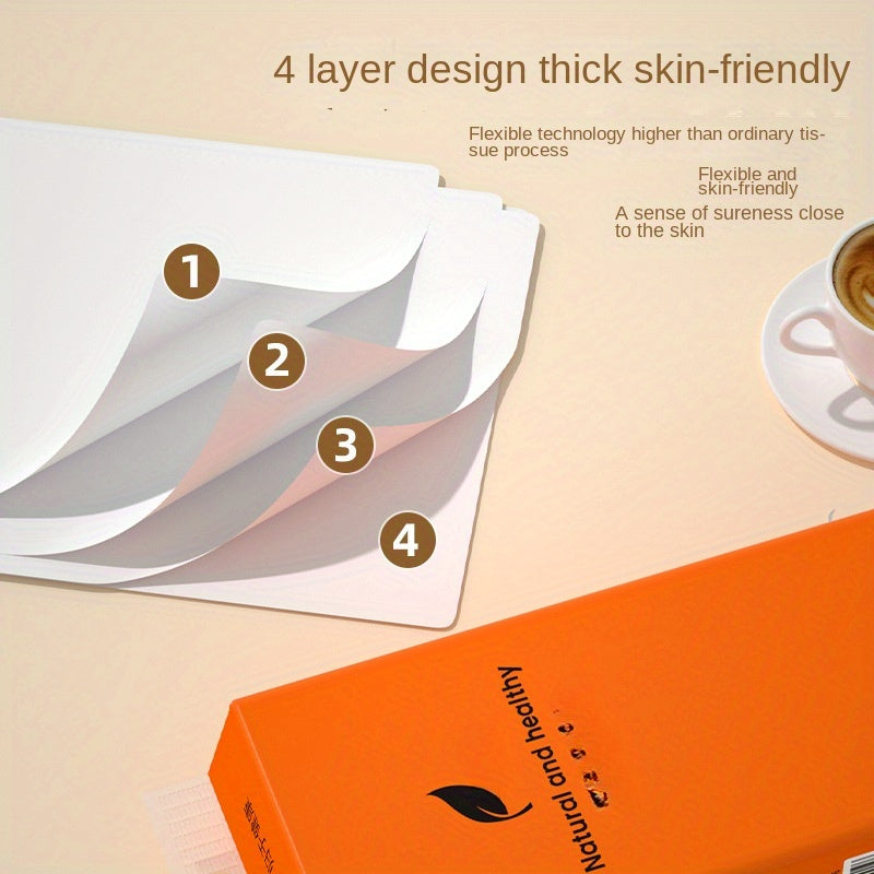 Thick Soft Toilet Paper Made from Plant-Based Wood Pulp Coreless Dye-Free for Home Use