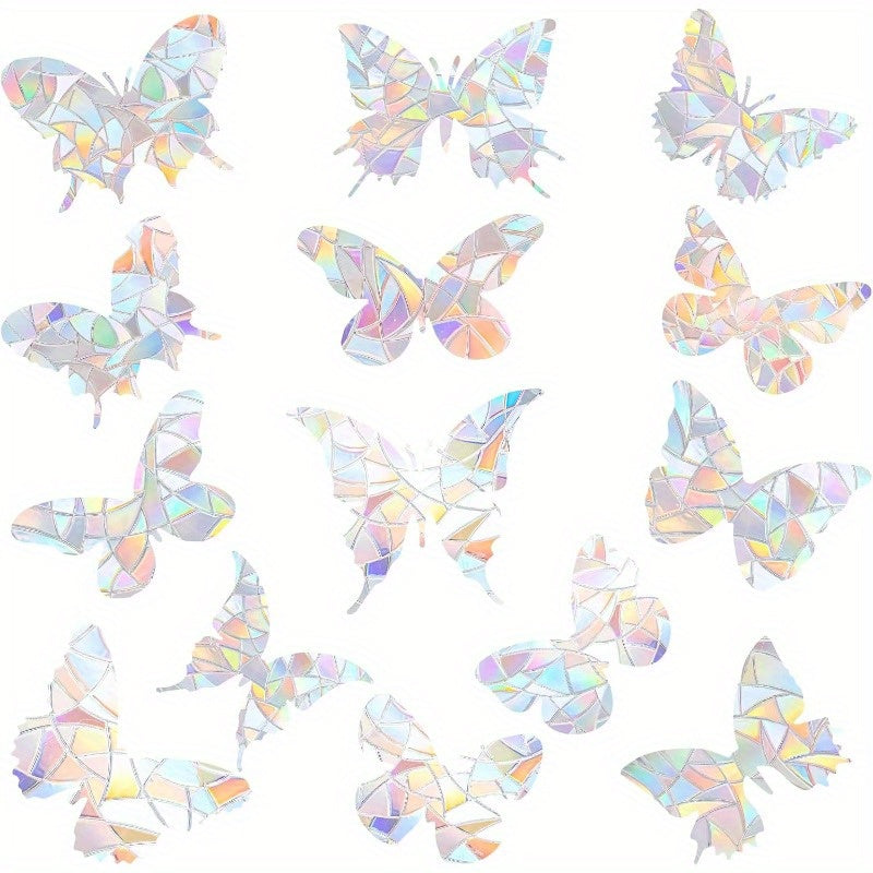28 Butterfly Window Clings for Bird Strike Prevention on Glass Doors and Windows