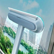 Многофункциональная щетка для окон с скребком для собак, пластиковая, ручная