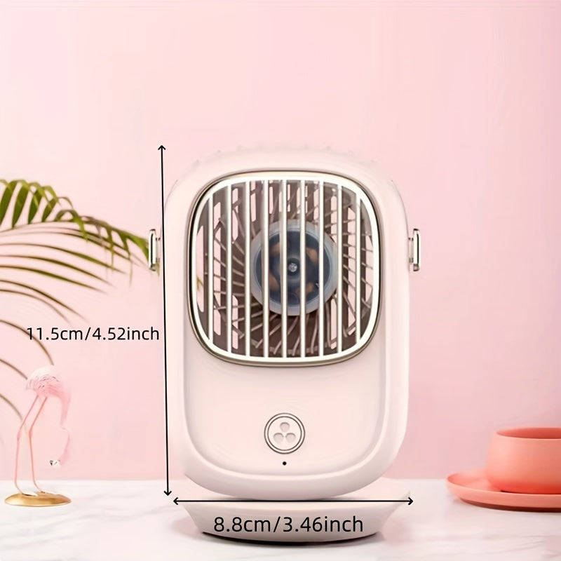 Portable Neck Fan USB Rechargeable 2000mAh Battery Hands-Free Cooling