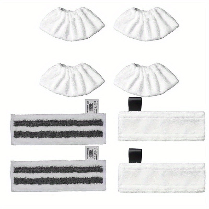 Replacement Microfiber Cleaning Cloths for Steam Mops Set of 8 Floor Pads