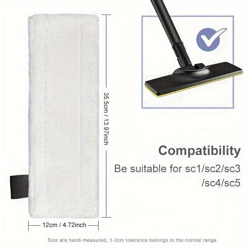 Replacement Microfiber Cleaning Cloths for Steam Mops Set of 8 Floor Pads