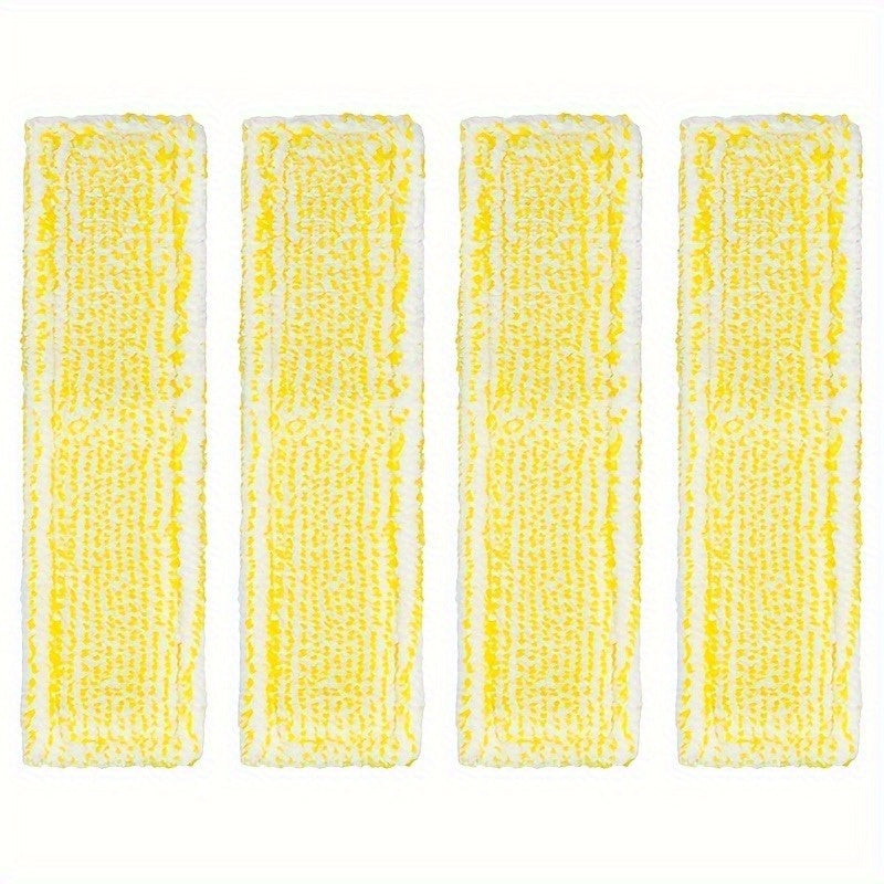 Set of 4 Microfiber Pads for Window Vacuum Cleaners Replacement Floor Mops