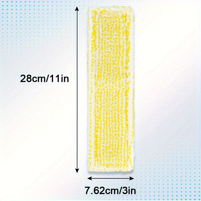 Set of 4 Microfiber Pads for Window Vacuum Cleaners Replacement Floor Mops