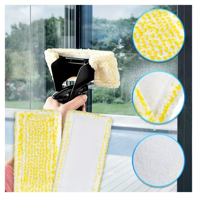 Set of 4 Microfiber Pads for Window Vacuum Cleaners Replacement Floor Mops