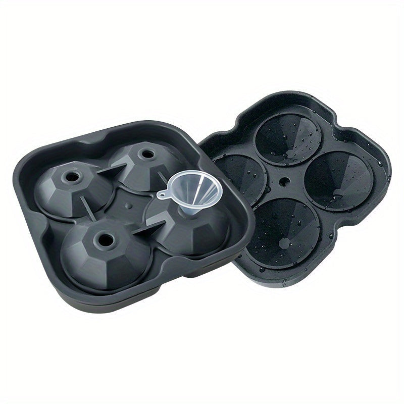 Silicone Ice Tray Mold for Whiskey Ice Balls Rose Diamond Skull Designs