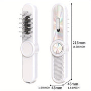 USB Electric Hair Oil Applicator Brush with Light Scalp Massager and Detachable Head Scratcher