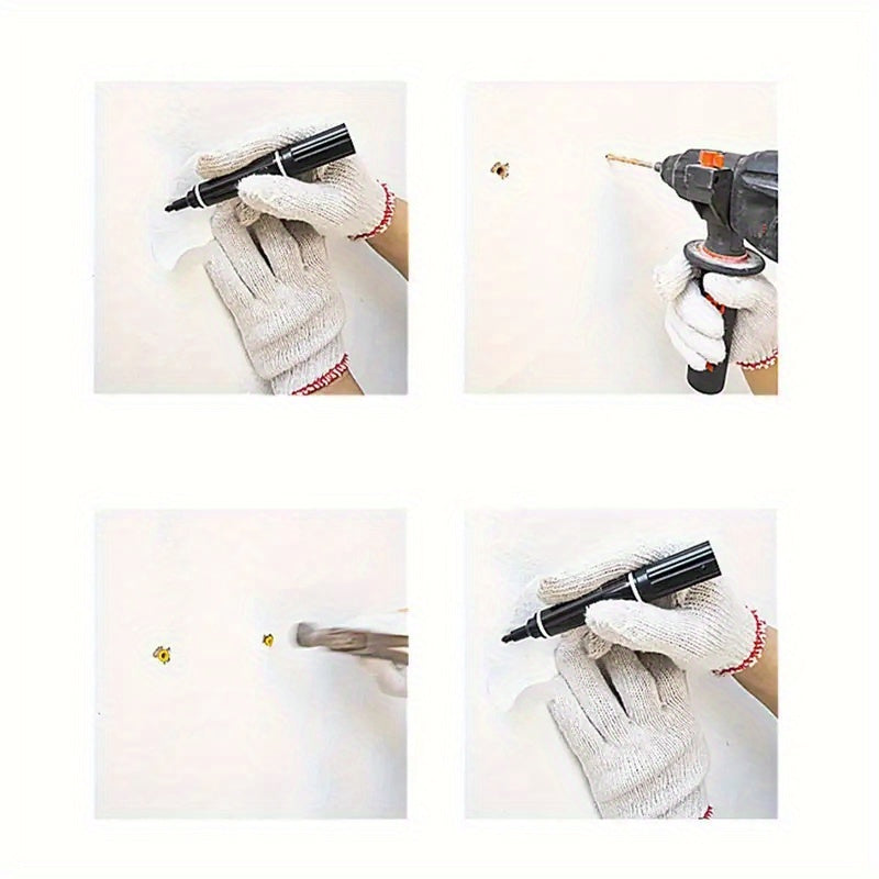 Tabla de planchar de pared con alfombrilla antideslizante EVA, estructura de acero, doble gancho en negro o blanco