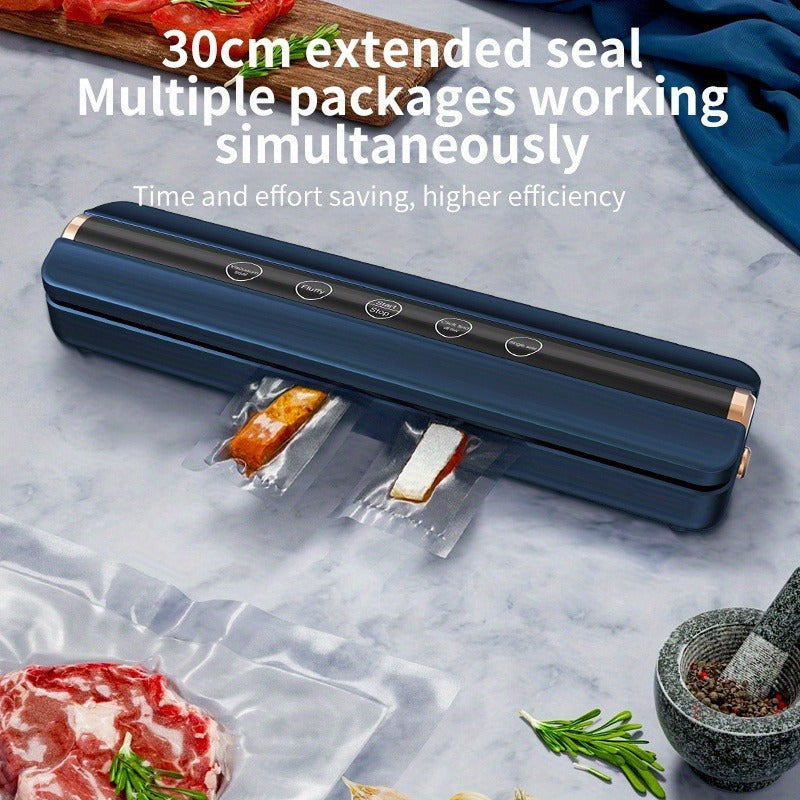 Wireless Vacuum Sealer with USB Charging, 10 Bags, Dry & Wet Seal, Lightweight