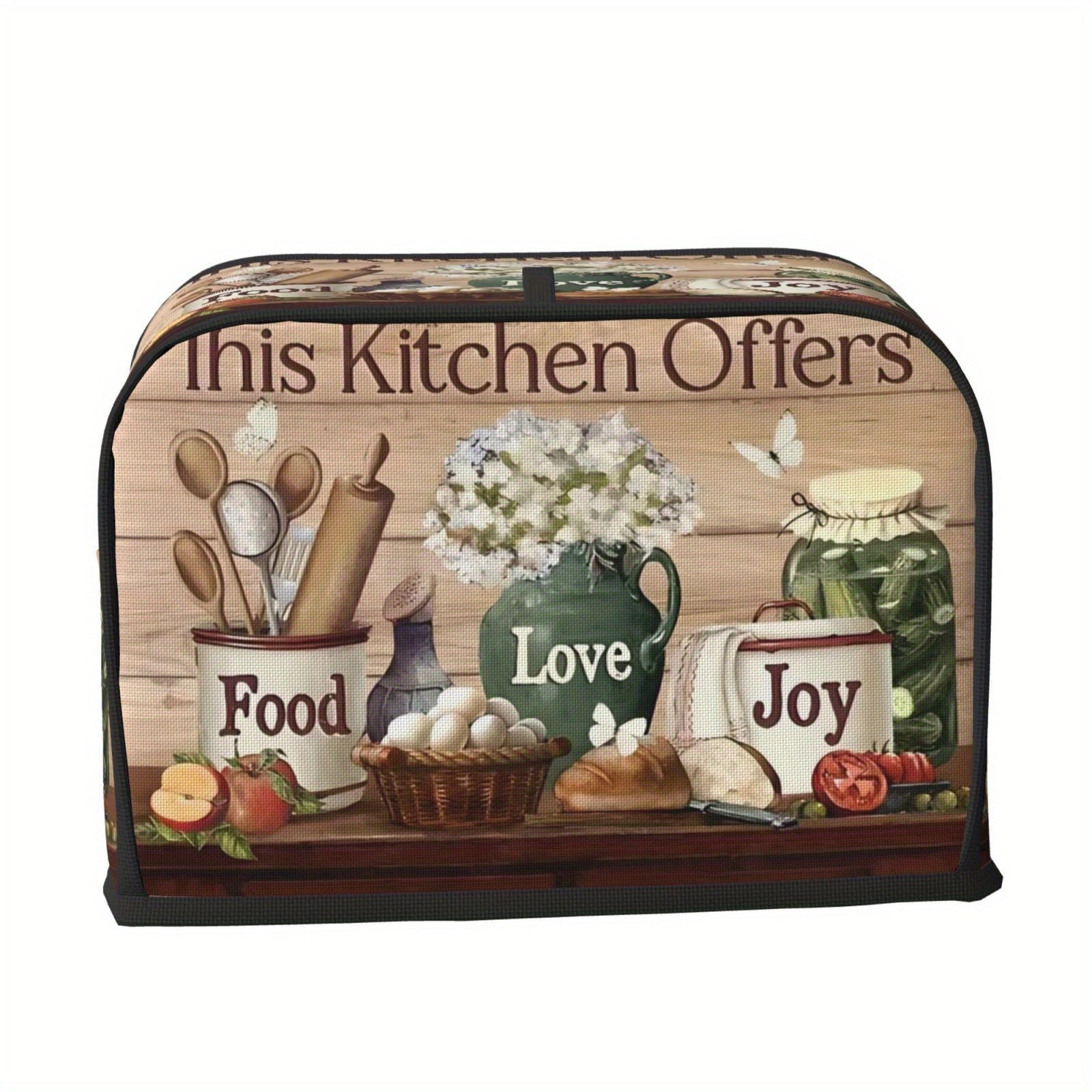 Kitchen Appliance Cover for 2-Slice and 4-Slice Toasters Dustproof Insect-Proof Bread Machine Protector