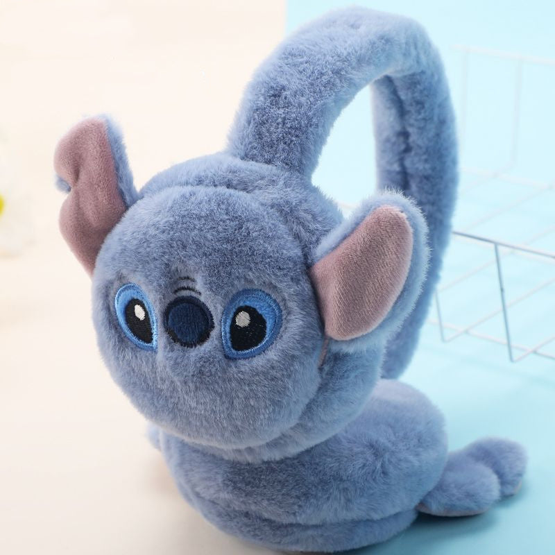 Cozy Cartoon Ear Warmers Plush Earmuffs for Winter, Birthdays, Christmas