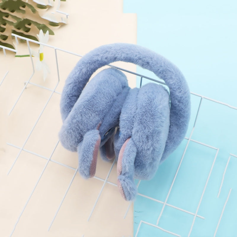 Cozy Cartoon Ear Warmers Plush Earmuffs for Winter, Birthdays, Christmas