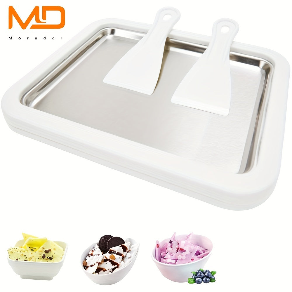 Stainless Steel Ice Cream Maker 3 Quart Manual Home Use for Milk Yogurt