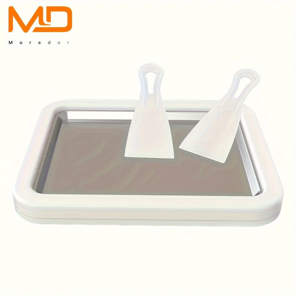 Stainless Steel Ice Cream Maker 3 Quart Manual Home Use for Milk Yogurt