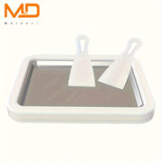 Stainless Steel Ice Cream Maker 3 Quart Manual Home Use for Milk Yogurt